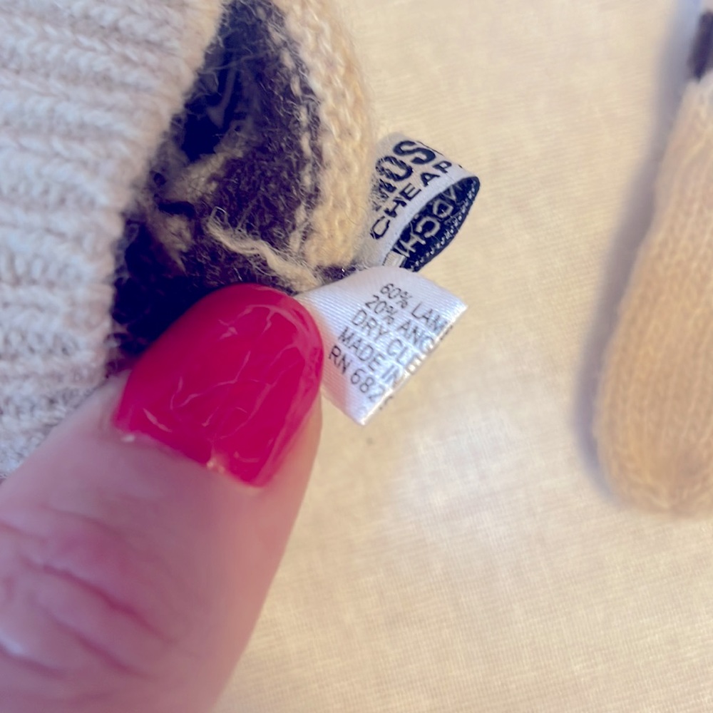 Moschino Addicted wool & angora gloves - Picture 3 of 5